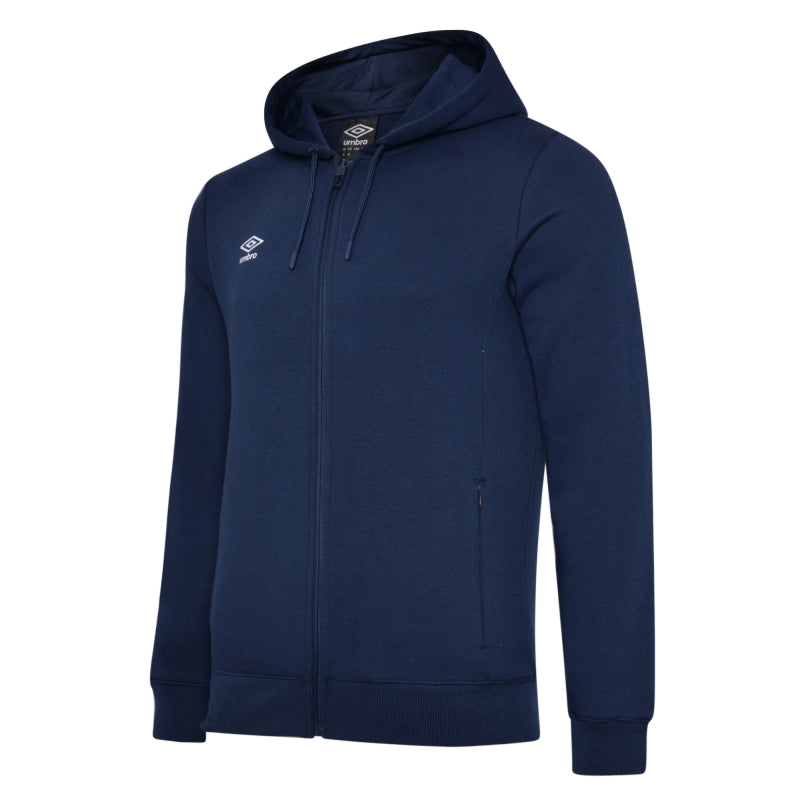 UMBRO CLUB LEISURE ZIPPED HOODY NAVY