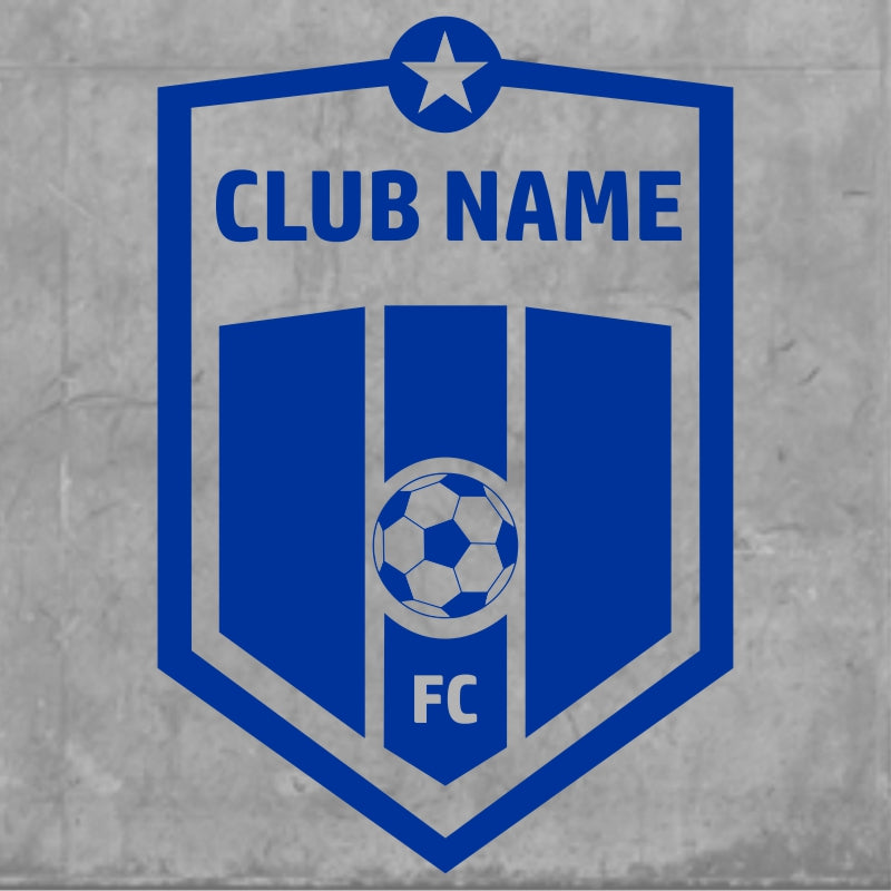 Stock Badge 6 Navy