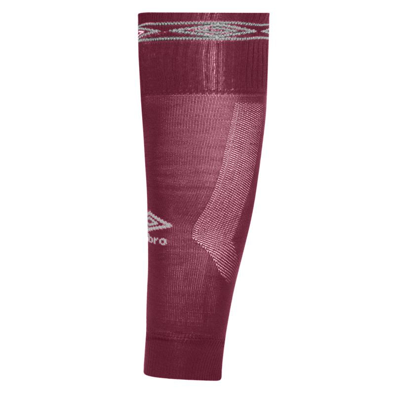 UMBRO DIAMOND TOP SOCK LEG NEW CLARET/WHITE