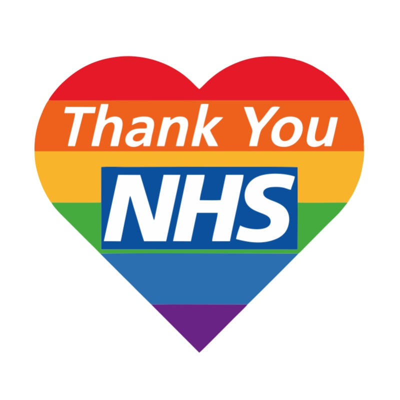 Thank you NHS Heart - Rainbow