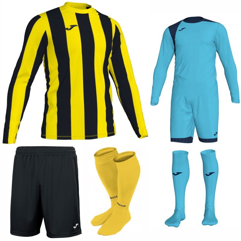 Joma Inter LS Kit Bundle Yellow/Black