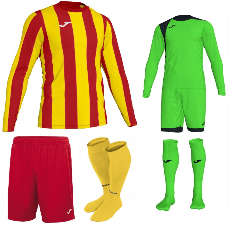 Joma Inter LS Kit Bundle Yellow/Red