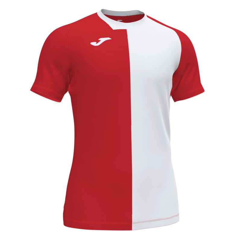 JOMA CITY SS JERSEY RED/WHITE