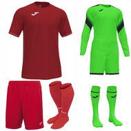 JOMA CAMPUS III SS KIT BUNDLE RED