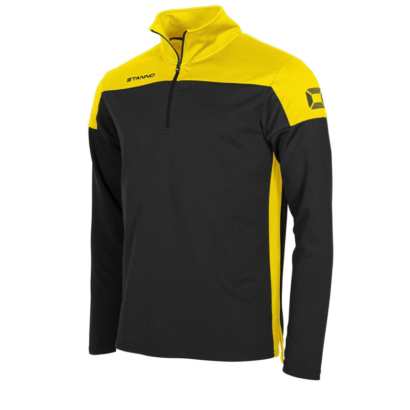 Stanno Pride 1/4 Zip Top Black/Yellow