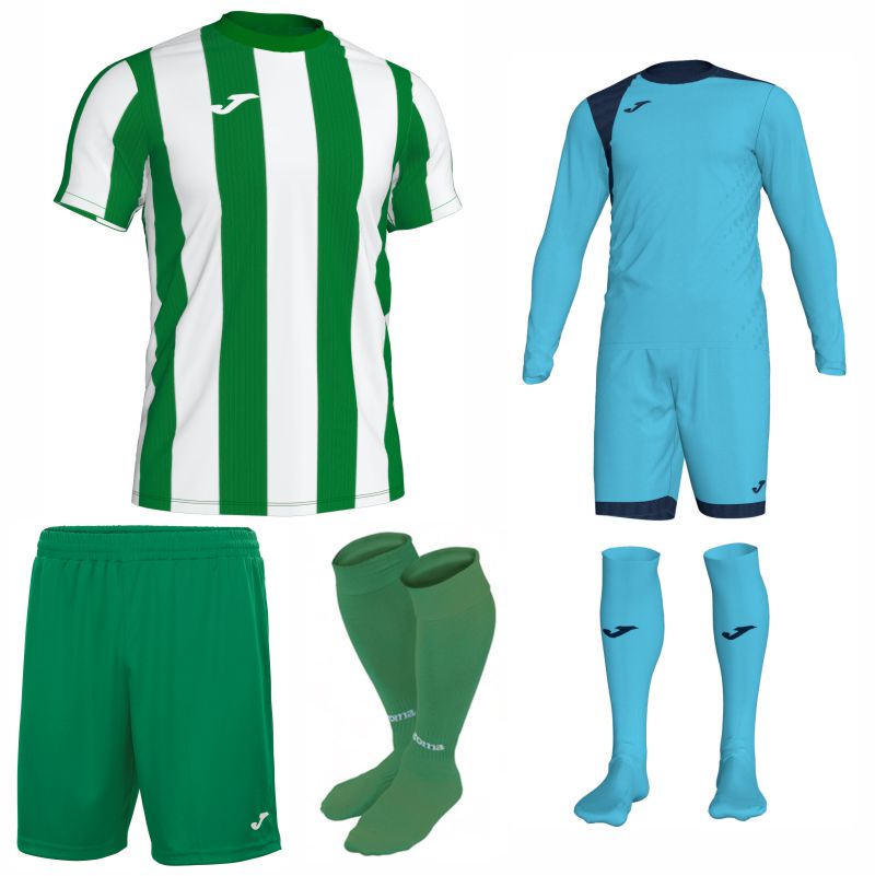 Joma Inter SS Kit Bundle Green/White