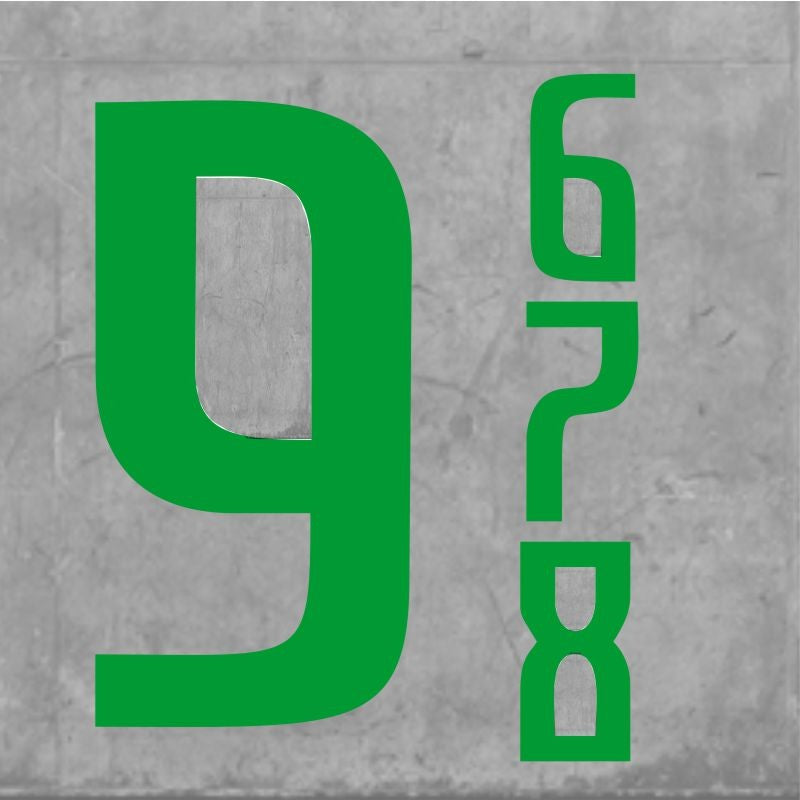 Samba Numbers Large Green