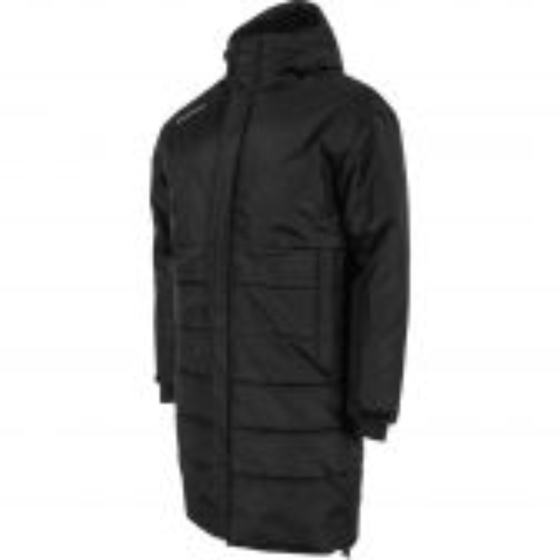STANNO PRIME LONG COACH JACKET BLACK