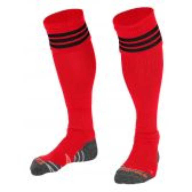 STANNO RING SOCKS RED BLACK