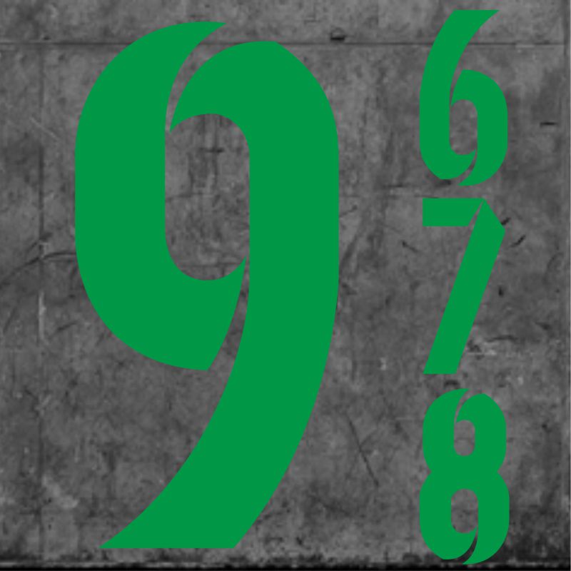 Striker Numbers Small Green