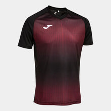 Load image into Gallery viewer, JOMA TIGER V SS JERSEY BLACK/RUBY
