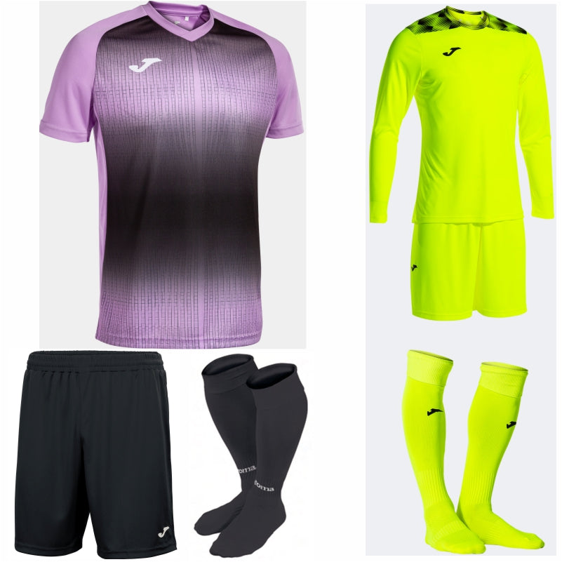JOMA TIGER V SS KIT BUNDLE VIOLET/WHITE