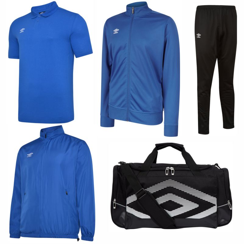 Umbro Club Essential Training Bundle Royal/White