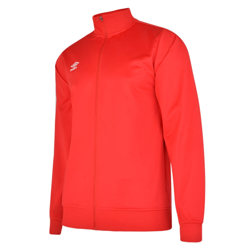 UMBRO CLUB ESSENTIAL POLY JACKET VERMILLION
