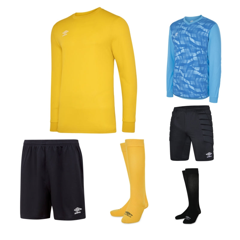 Umbro Club LS Kit Bundle Yellow